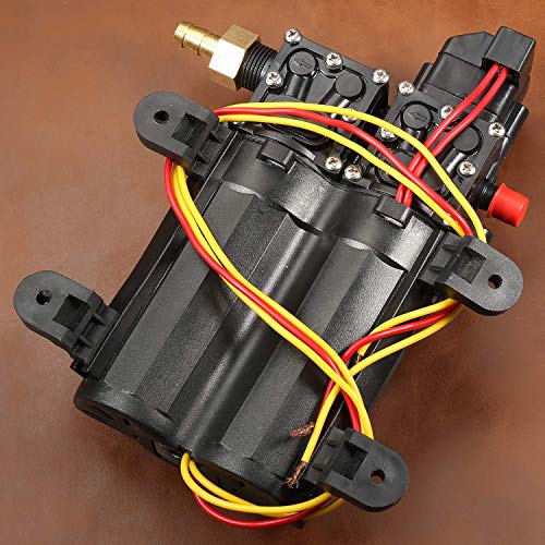 bayite 12V DC Fresh Water Pump 7.5 L/Min 2 GPM 100 PSI 12 Volt Diaphragm Self Priming Sprayer Pump with Pressure Switch for RV Camper Marine Boat - Image 5