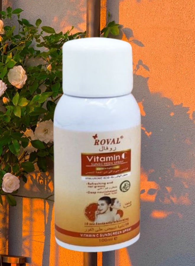 ROVAL Vitamin C Sunscreen Spray 100ML - Image 1
