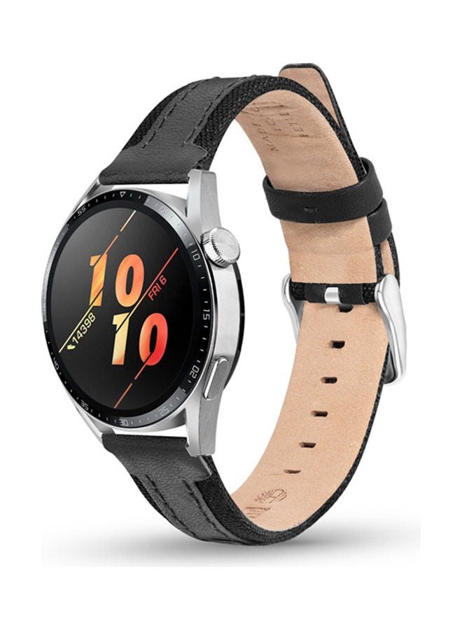 Timberland Unisex Bainbridge Unisex Universal Leather Watch Strap-22 Mm - TDOUL0000402 - Image 3