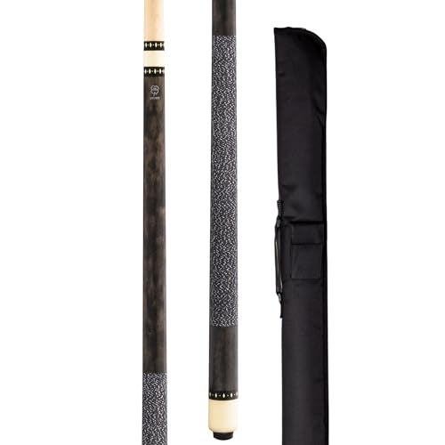 McDermott Lucky L8 Pool Billiard Cue with 1x1 Soft Case 21 Ounces - Image 1