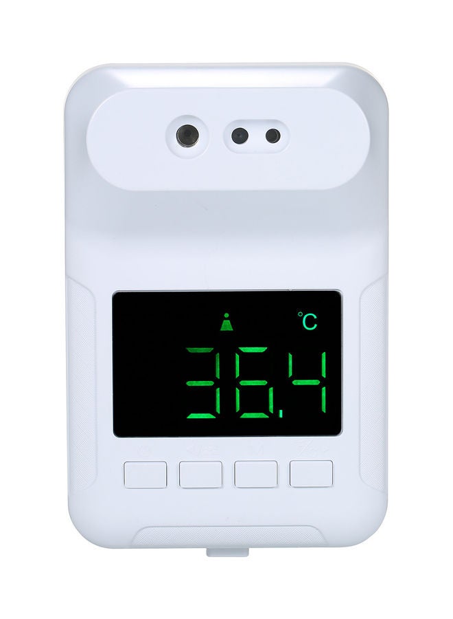 NIBEMINENT Non-Contact Wall-Mounted Infrared Forehead Digital Thermometer White - Image 1