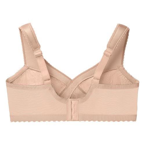 Glamorise Full Figure Plus Size MagicLift Original Support Bra Wirefree #1000 Blush - Image 4