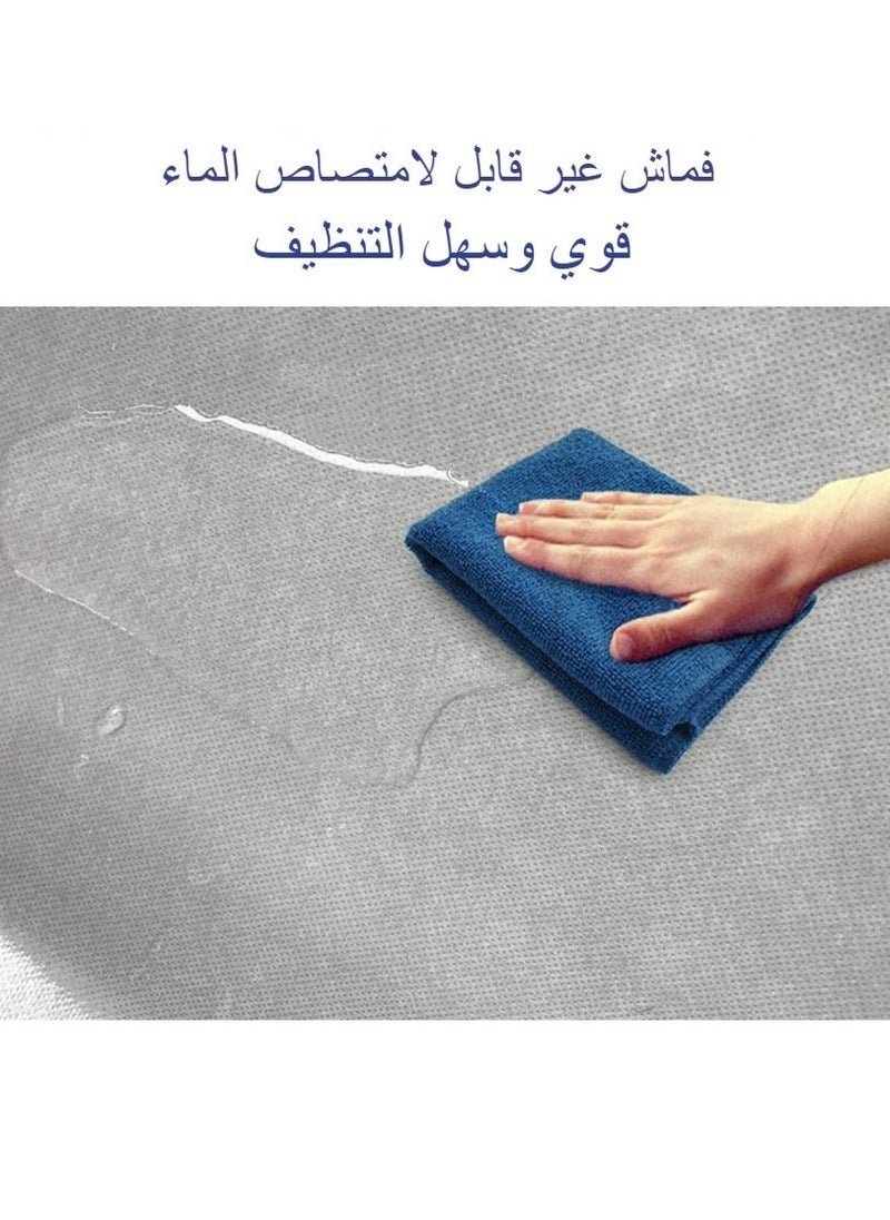 سيدة المطبخ - دولاب احذية , خزانة أحذية قماشية مع غطاء 9 ارفف ، رفوف أحذية لـ 27 زوجًا من الأحذية ، 60 × 30 × 160 سم - اسود - Image 1