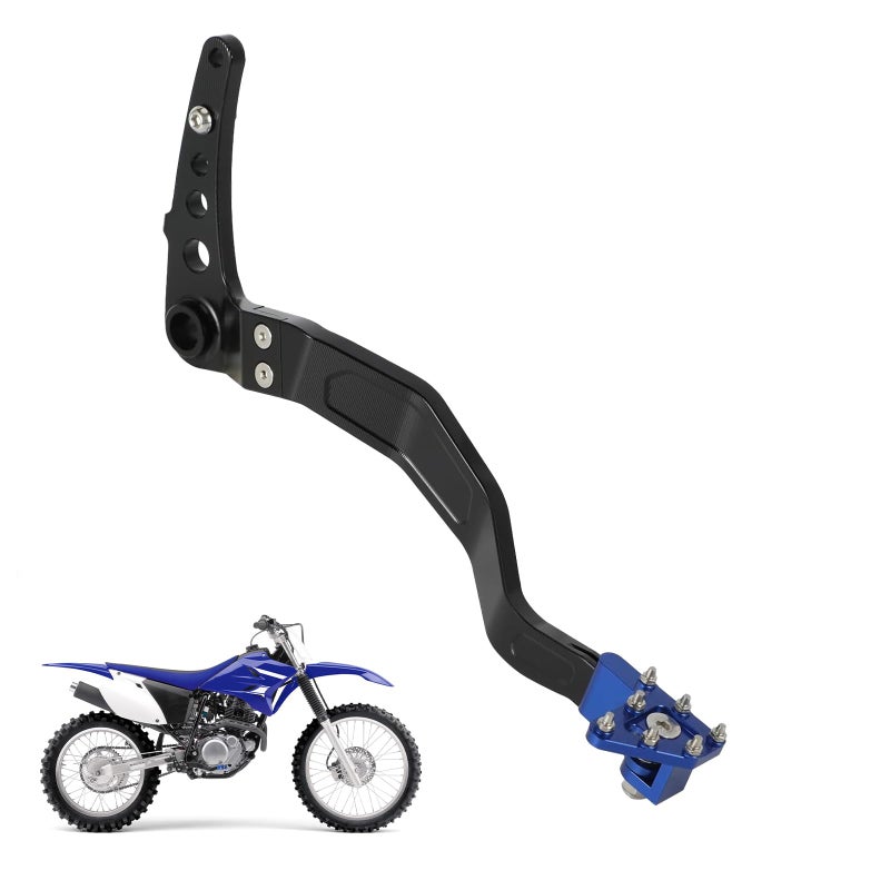 CHANGCHENG Motorcycle Brake Foot Pedal Lever Brake Pedal Folding Tip Aluminum CNC for TTR230 20052025 Dirt Bike Blue - Image 2