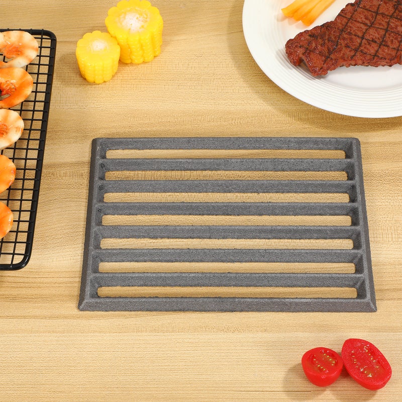 Fire Grate Metal Fire Grate Firewood Stove Channel Thickened Fireplace - Image 4