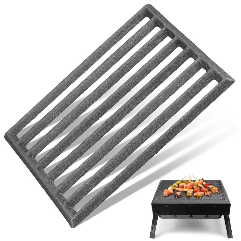 Fire Grate Metal Fire Grate Firewood Stove Channel Thickened Fireplace - Image 1