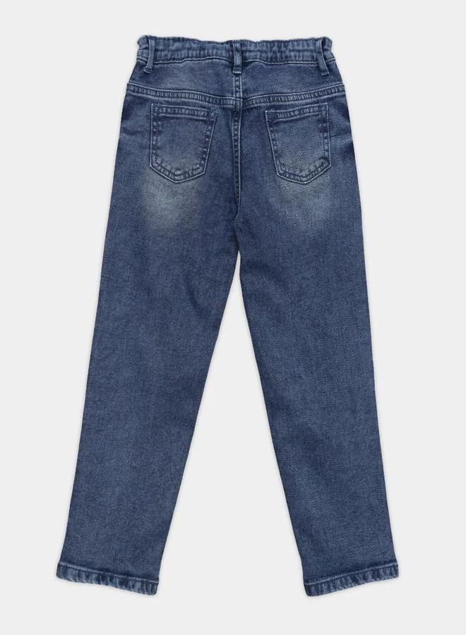 MINIKLUB Boys Mid Rise Regular Fit Jeans