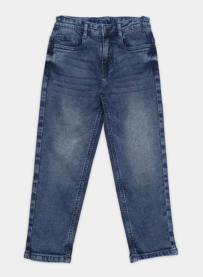 MINIKLUB Boys Mid Rise Regular Fit Jeans