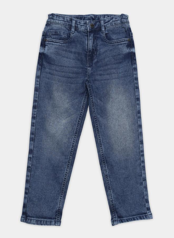 MINIKLUB Boys Mid Rise Regular Fit Jeans - Image 1