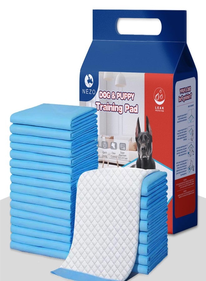 نيزو فوط تدريب الكلاب والجراء الممتازة من نيزو، مقاس كبير جدًا 34 × 46 بوصة - 30 فوطة تبول بست طبقات مانعة للتسرب وفائقة الامتصاص - Image 1