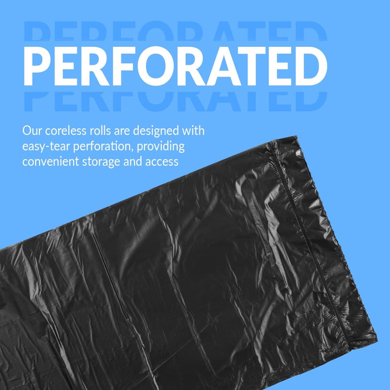 Reli. 40 to 45 Trash Bags Heavy Duty | 50 Trash Bags | Super Sizeable for Serious Garbage Cleanup (Black) - Image 4