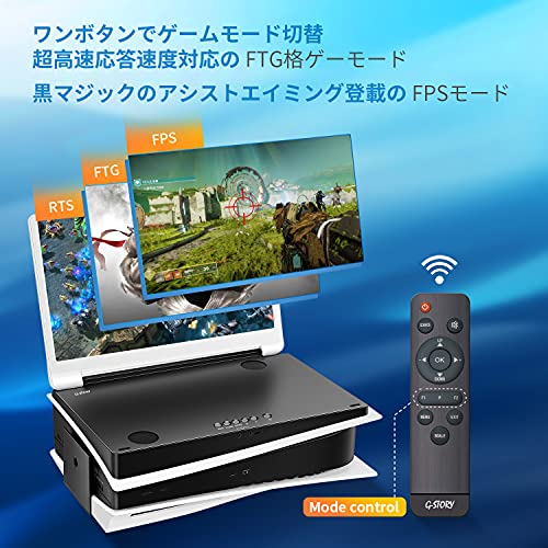 G-STORY 15.6" Inch IPS 4k 60Hz Portable Monitor Gaming Display Integrated with P5(not Included) 3840×2160 with 2 HDMI Ports,FreeSync,Built-in 2 of Multimedia Stereo Speaker,UL - Image 4