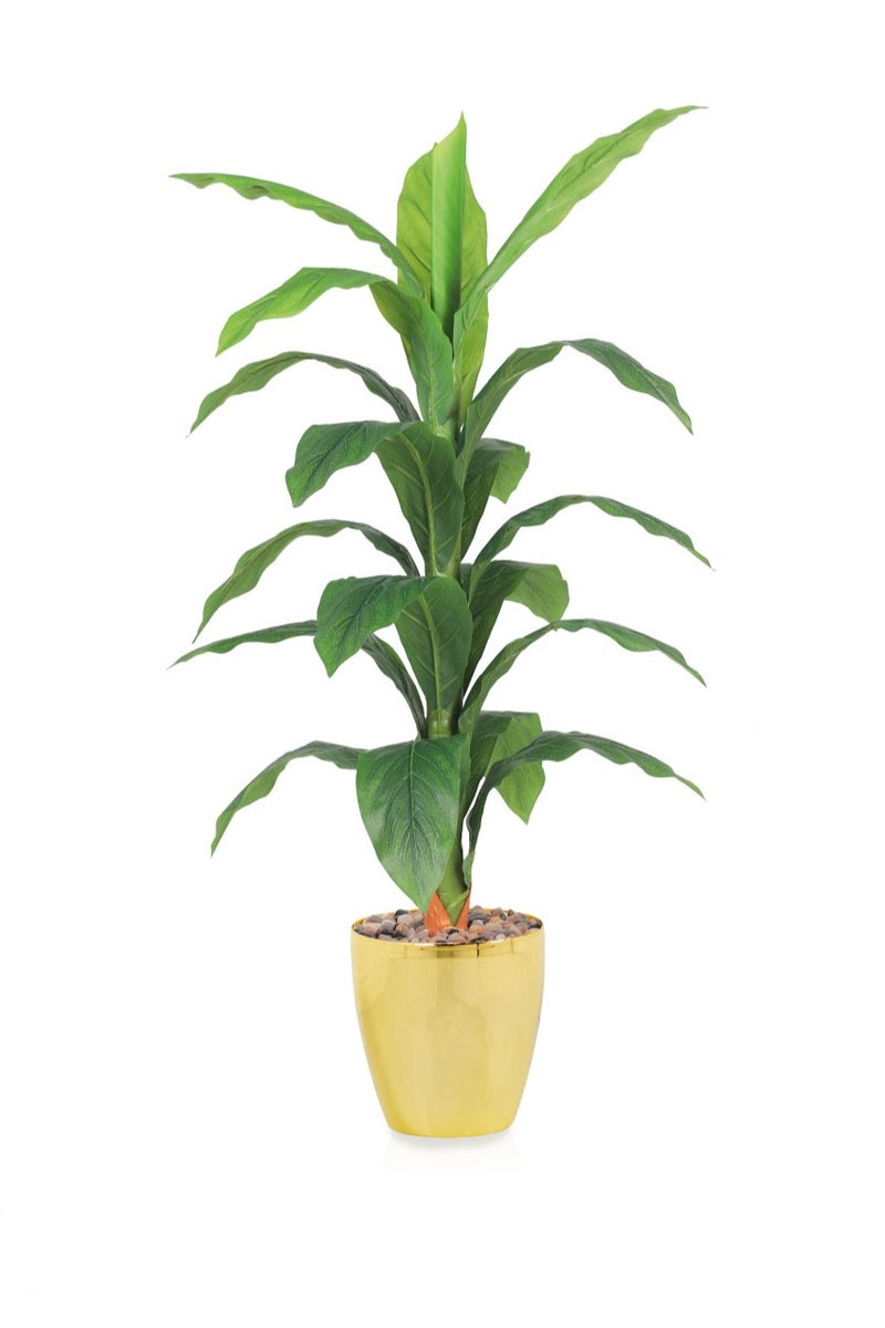 تالا شجرة صناعية بأوراق موز كبيرة – ارتفاع 130 سم وتصميم واقعي يضفي لمسة خضراء طبيعية على ديكور المساحات الداخلية - Image 1