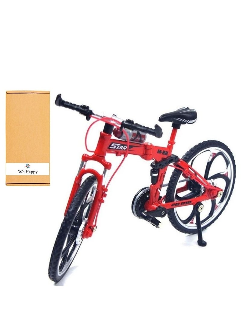 We Happy Miniature City Alloy Toy Bike 1:10 Scale  - Image 1
