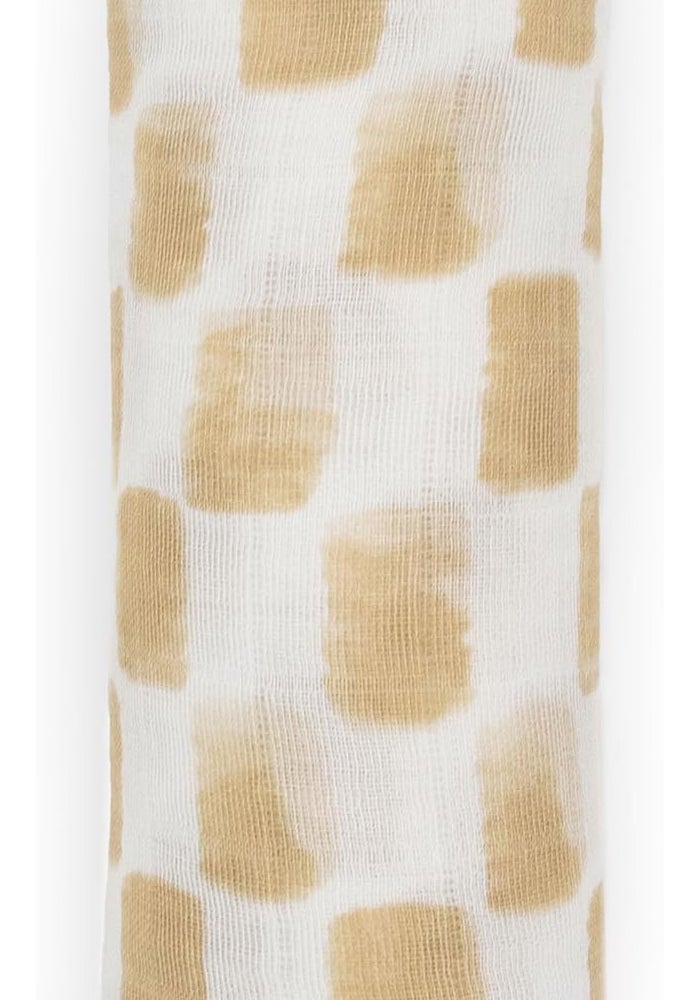 Little Unicorn Adobe Checker Cotton Muslin Swaddle Blanket - Image 4