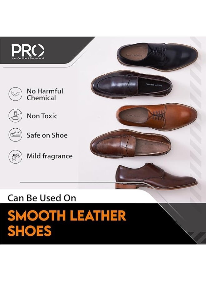 PRO SHOE CREAM WITH APPLICATOR  SHOE POLISH  LEATHER SHOE POLISH WITH APPLICATOR   50 ML - Image 5