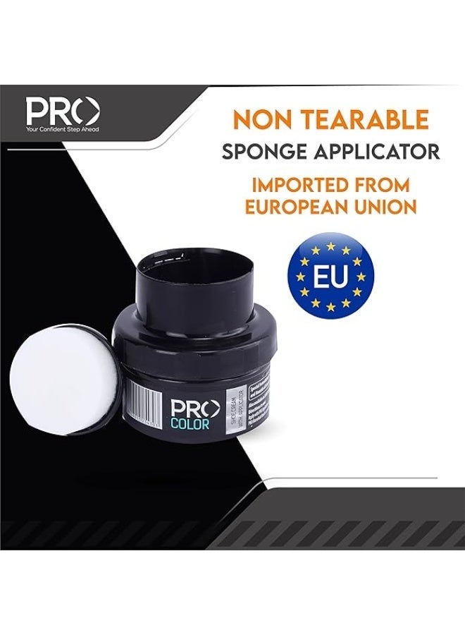 PRO SHOE CREAM WITH APPLICATOR  SHOE POLISH  LEATHER SHOE POLISH WITH APPLICATOR   50 ML - Image 4