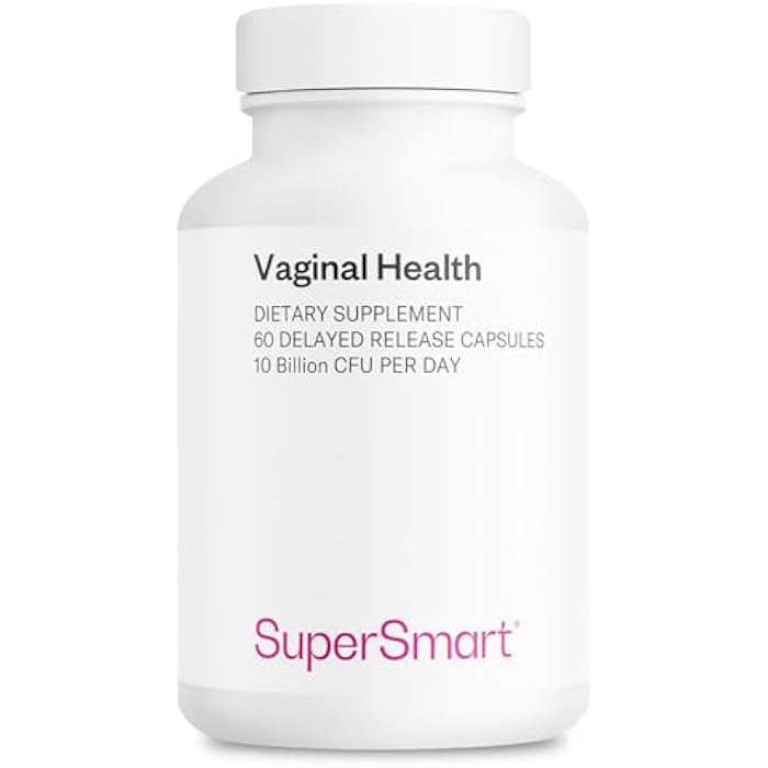 Supersmart - Vaginal Health - Prebiotic & Probiotic (with Lactobacillus Acidophilus) - Intimate Hygiene & Flora for Women | Non-GMO & Gluten Free - 60 DR Capsules - Image 1