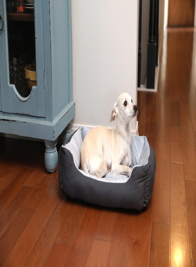 Petmate Cuddler Small Dog Bed, 20 x 15in, for Small & Medium Breeds - Image 2