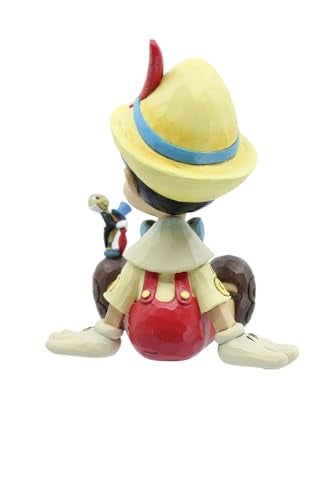 Enesco تمثال بينوكيو وجيميني كريكيت من مجموعة تقاليد ديزني من إينيسكو بواسطة جيم شور - تمثال مزخرف مصنوع يدويًا من الراتنج، 5.7 بوصة - Image 3