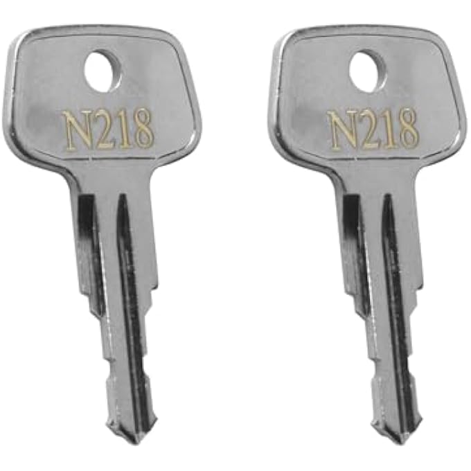 rayihni N218 Thule Car Rack Replacement Key,Errebi Thule Replacement Key for Roof Racks,Carriers,Crossbars-Codes N218[2 pac] - Image 3