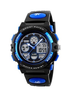 Water Resistant Analog & Digital Watch J4353bl-1 - 48 mm - Blue