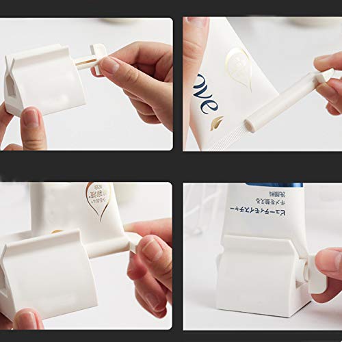 SCStyle Rolling Tube Toothpaste Squeezer Toothpaste Seat Holder Stand - Image 4