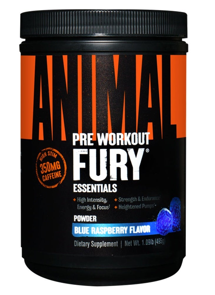 ANIMAL - Animal Fury Blue Raspberry Flavour 30 Servings - Image 1