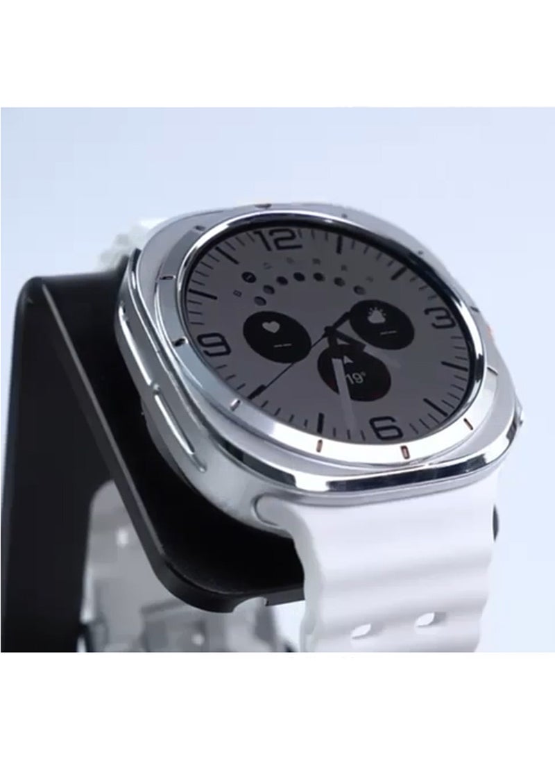 FEND FEND W7 Smart Watch Ultra with 47 mm Display and Wireless Charger Silver  - Image 3