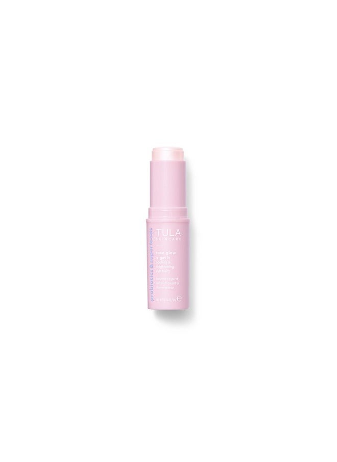 TULA Skin Care Eye Balm Rose Glow - Dark Circle Treatment, Instantly Hydrate And Brighten Undereye Area, Portable And Perfect To Use On-The-Go, 0.35 Oz.  - Image 2
