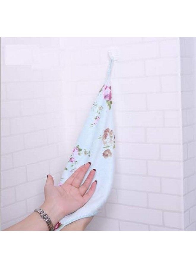 STORE77 - Connectwide Set Of 3 Microfiber Face Towel Flower Design Soft Fast Drying Cleaning Towelfit For Multipurpose Exfoliating Highly Absorbent Extra For Hand Gym - Image 1