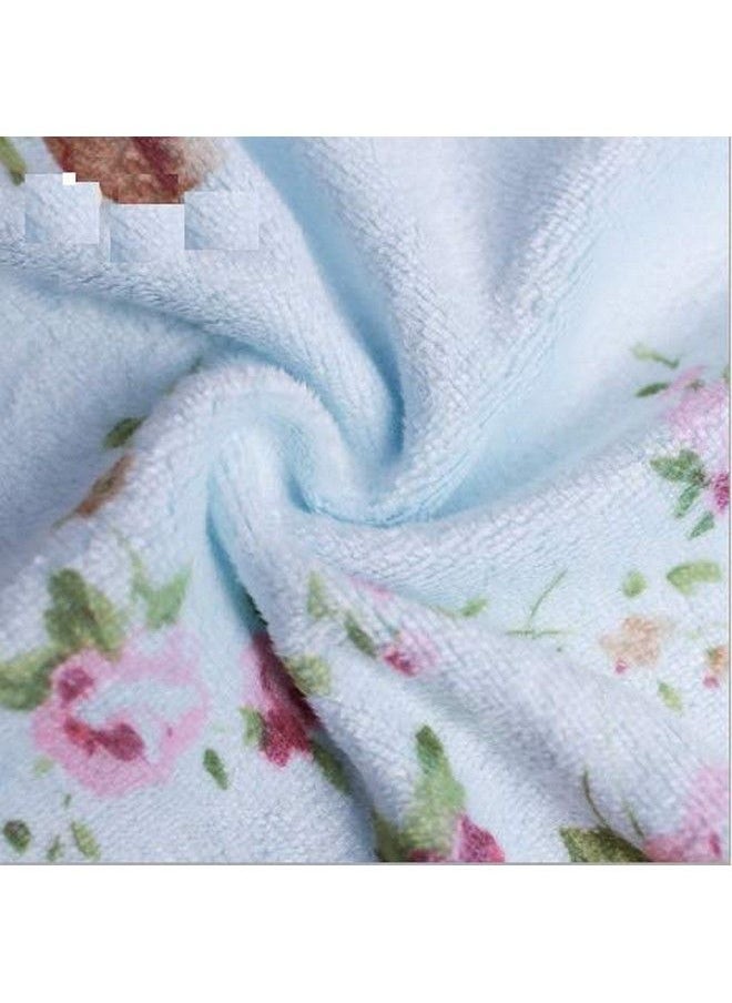STORE77 - Connectwide Set Of 3 Microfiber Face Towel Flower Design Soft Fast Drying Cleaning Towelfit For Multipurpose Exfoliating Highly Absorbent Extra For Hand Gym - Image 1