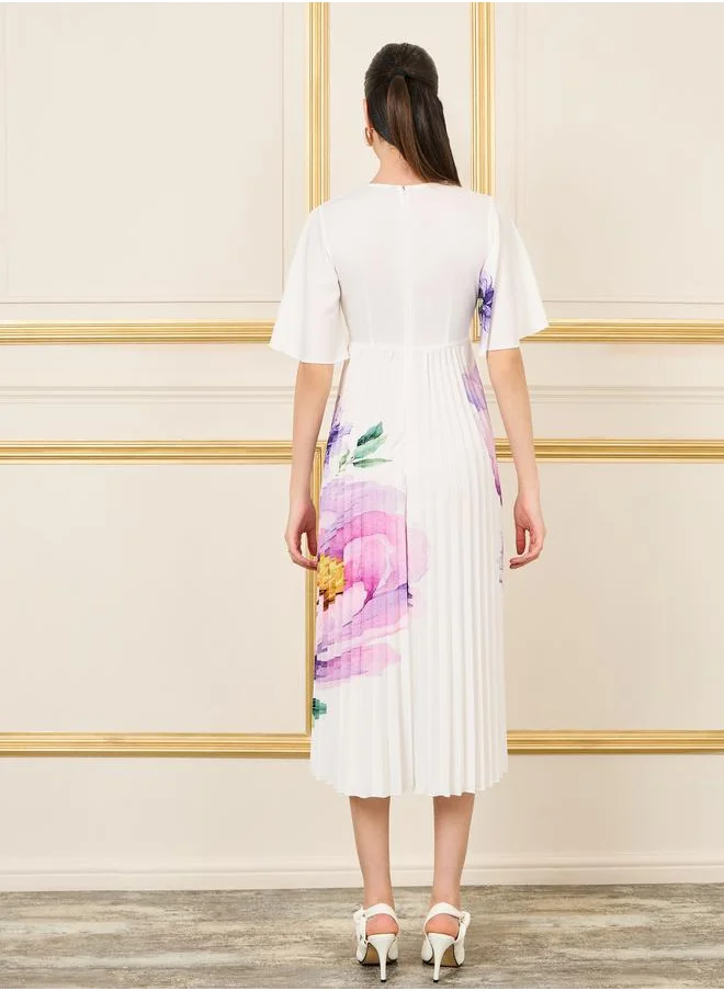 Styli Floral Print Dress