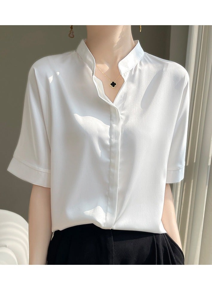 Shougu Short-sleeved Loose Fitting Suit With Inner And Outer Style Shirt - Image 1