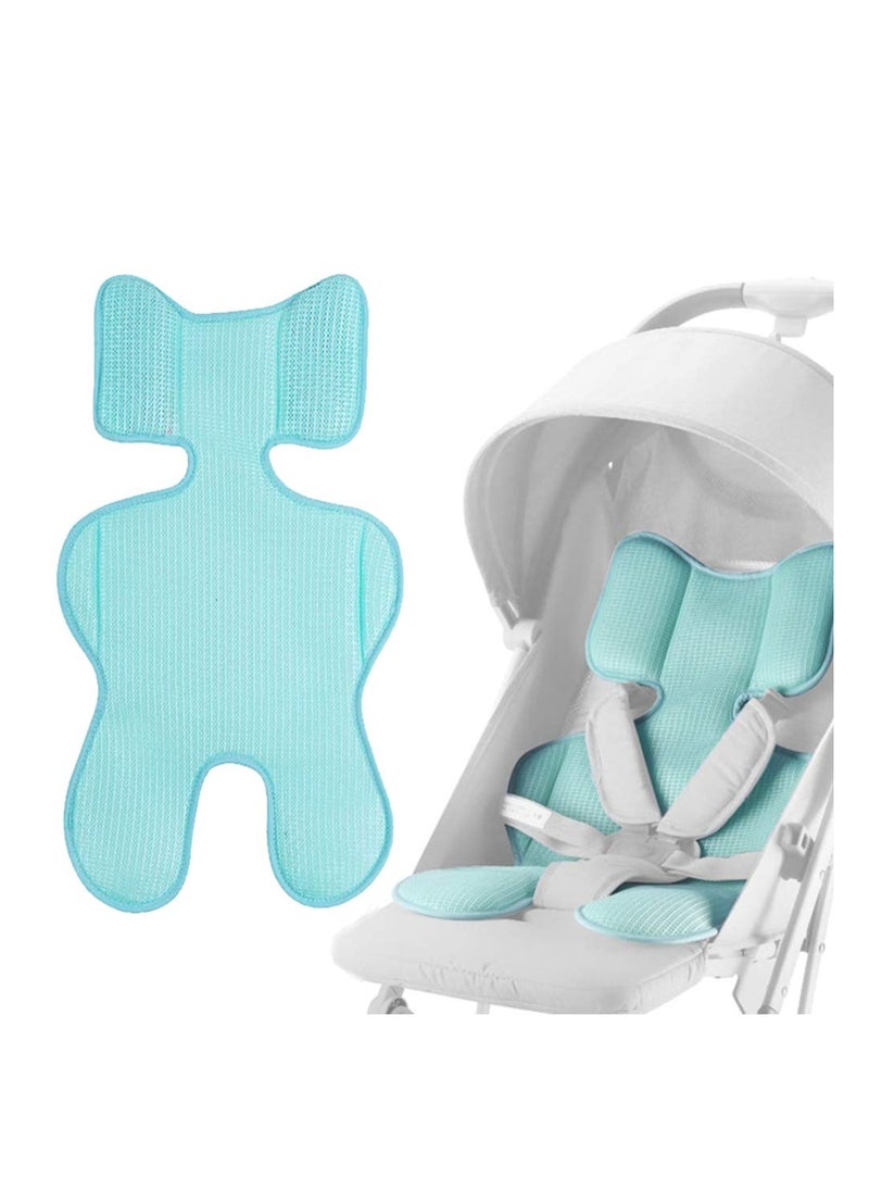 SYOSI SYOSI, Universal Baby Stroller Liner, 3D Mesh Cool Seat Pad, Breathable Pram Pushchair Car Seat Cushion, Body Support  Pad for Stroller  - Image 1