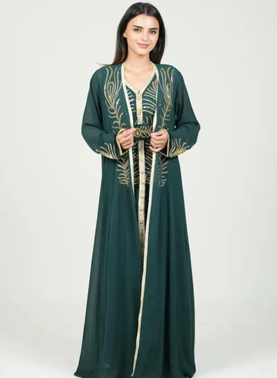 AL BENT AL SHARQIEH embroidered kaftan dress jalabia