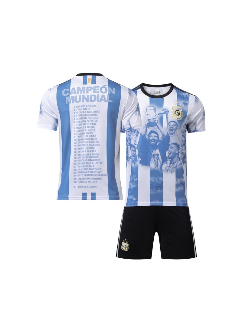 Soccer Jersey Sportswear for Men Kid Boy  Team Sports Football T-Shirt Suit Short Sleeve Outdoor Sports Shorts - Image 2