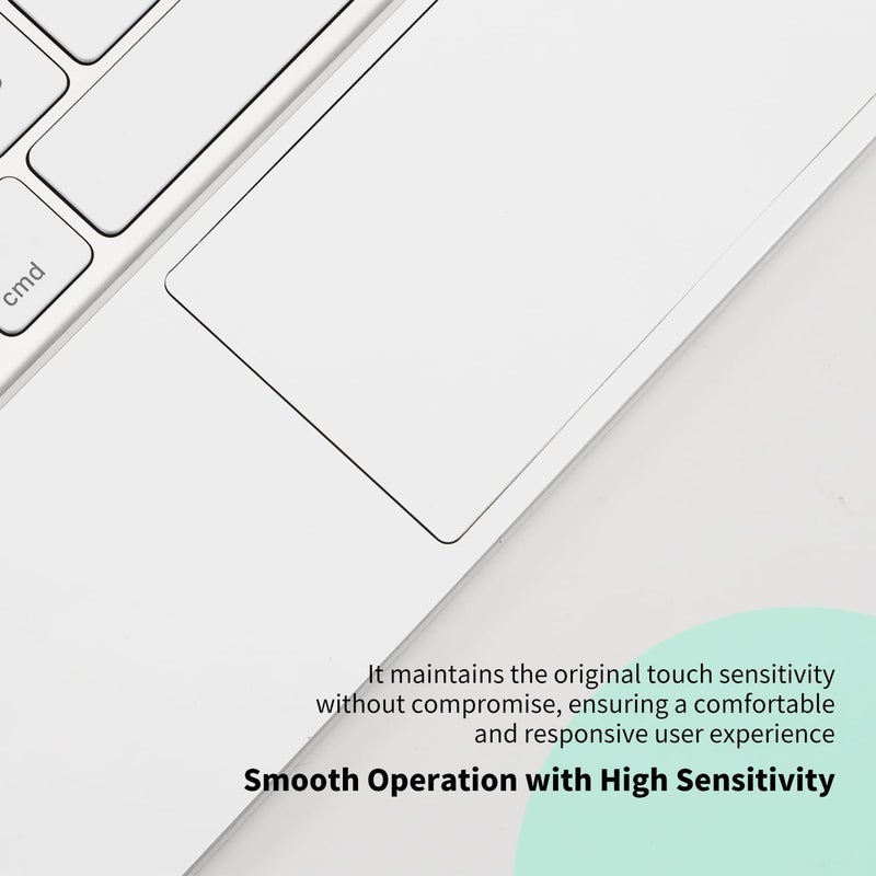 IMMOENUC 3 in 1 Sticker for 2024 iPad Pro M4 (A2836/A2837) Magic Keyboard Full Body Protective Case Durable Materials Self Adhesive Pre-Cut White - Image 4