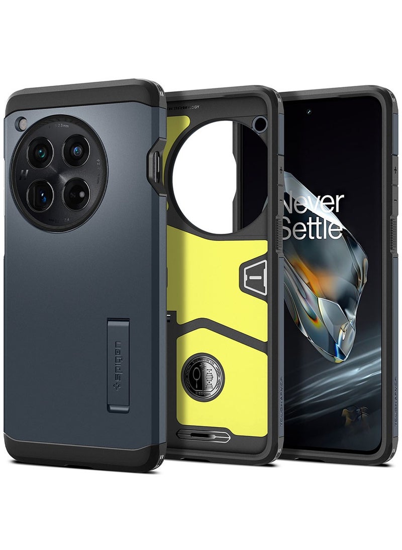 Spigen - Tough Armor for OnePlus 12 Case Cover with Extreme Impact Foam - Metal Slate - Image 1