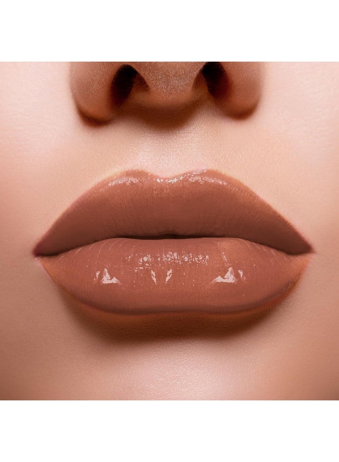 Profusion Cosmetics Gloss & + Lip Liner BrownBeige (High-Glossy) - Image 5