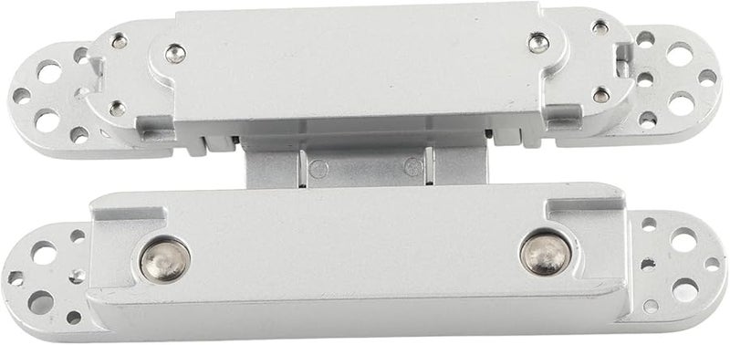 3D Adjustable Silent Door Hinges 40kg Mute Wear Resistant 180 Degree Opening Silver for Wooden Door Home Improvement - Image 4