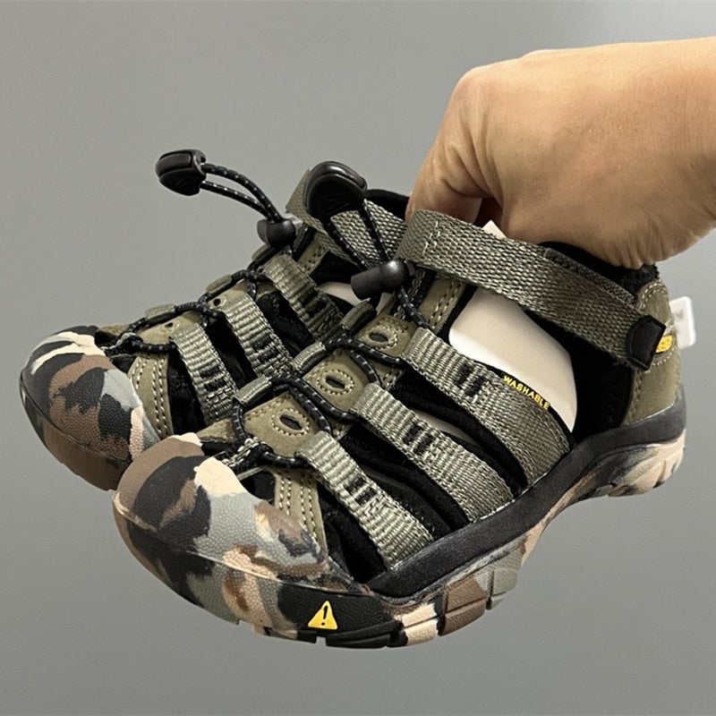 Putian Children'S Shoes Pure Original High Version Keen Sandals Baotou Men'S And Women'S Children'S Shoes Wading Shoes Cohen Non-Slip Tracing Shoes - Image 5