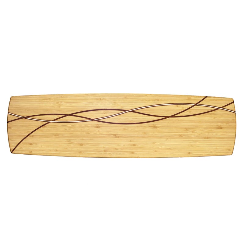 Totally Bamboo Totally Bamboo Del Mar Extra Large Charcuterie Board and Cheese Serving Platter 30 x 85 