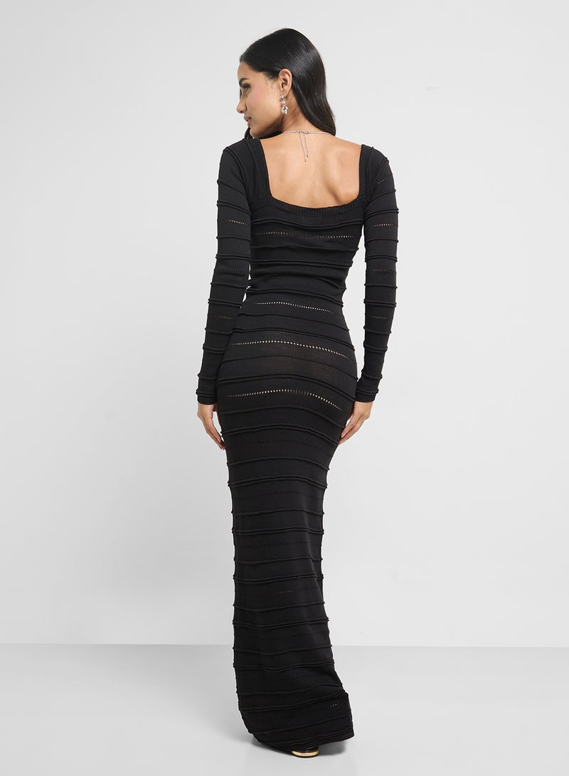 Ginger Ribbed Knit Dress - Image 2