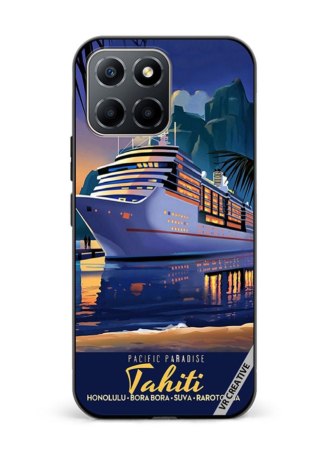 VR CREATIVE Protective Case Cover For Honor X6 Pacific Paradise Design Multicolour - Image 1