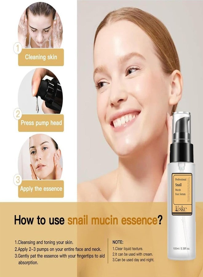 Loske Snail Mucin Serum, Snail Secretion Filtrate, Snail Mucin, Power Repairing Essence - Image 3