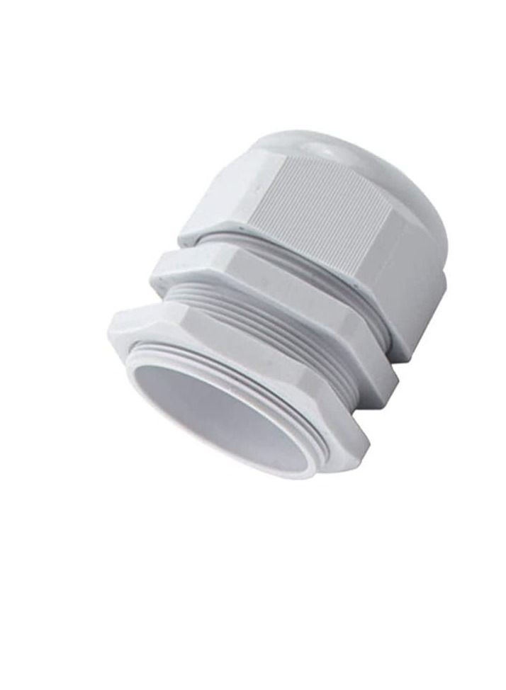 Armoured Cable Gland Kit for Outdoor Sockets and Junction Boxes & Industrial Use with Lock Nut PVC Shroud and Earth Tag (40L, A2) - Image 2