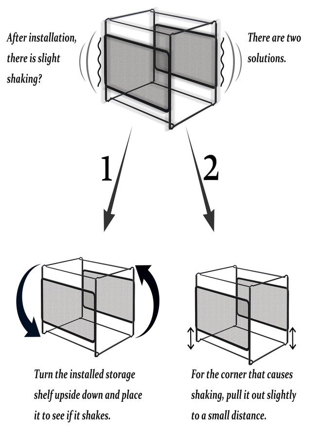 Comix Hanging File Folder Frame,Legal and Letter Size,Hanging File Organizer Holder Rack Hanging Folder Rails for Filing Cabinet Desk Drawer,Black - Image 3