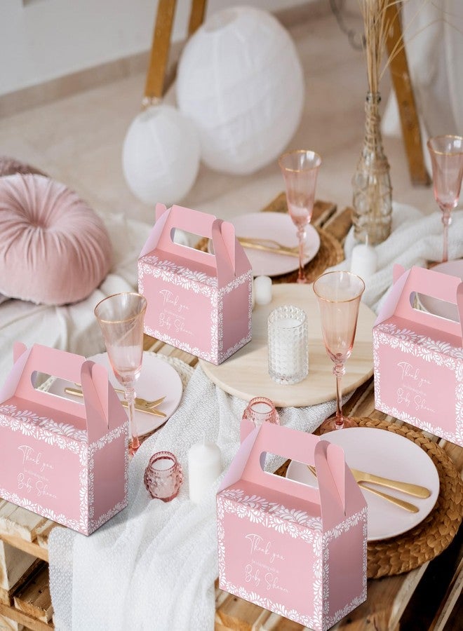 Eaasty 36 Pcs Cielito Lindo Baby Shower Party Favor Boxes Plato De Barro Mexican Candy Treat Goodie Box Paper Terracotta Snack Cookie Gift Holder for Gender Reveal Birthday Decoration Supplies, Pink - Image 5