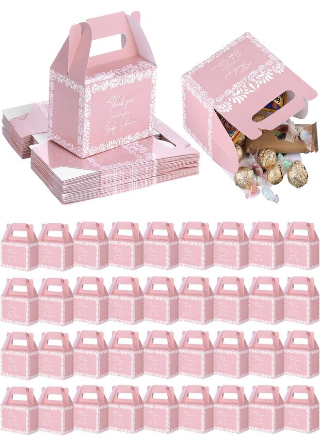 Eaasty 36 Pcs Cielito Lindo Baby Shower Party Favor Boxes Plato De Barro Mexican Candy Treat Goodie Box Paper Terracotta Snack Cookie Gift Holder for Gender Reveal Birthday Decoration Supplies, Pink - Image 1